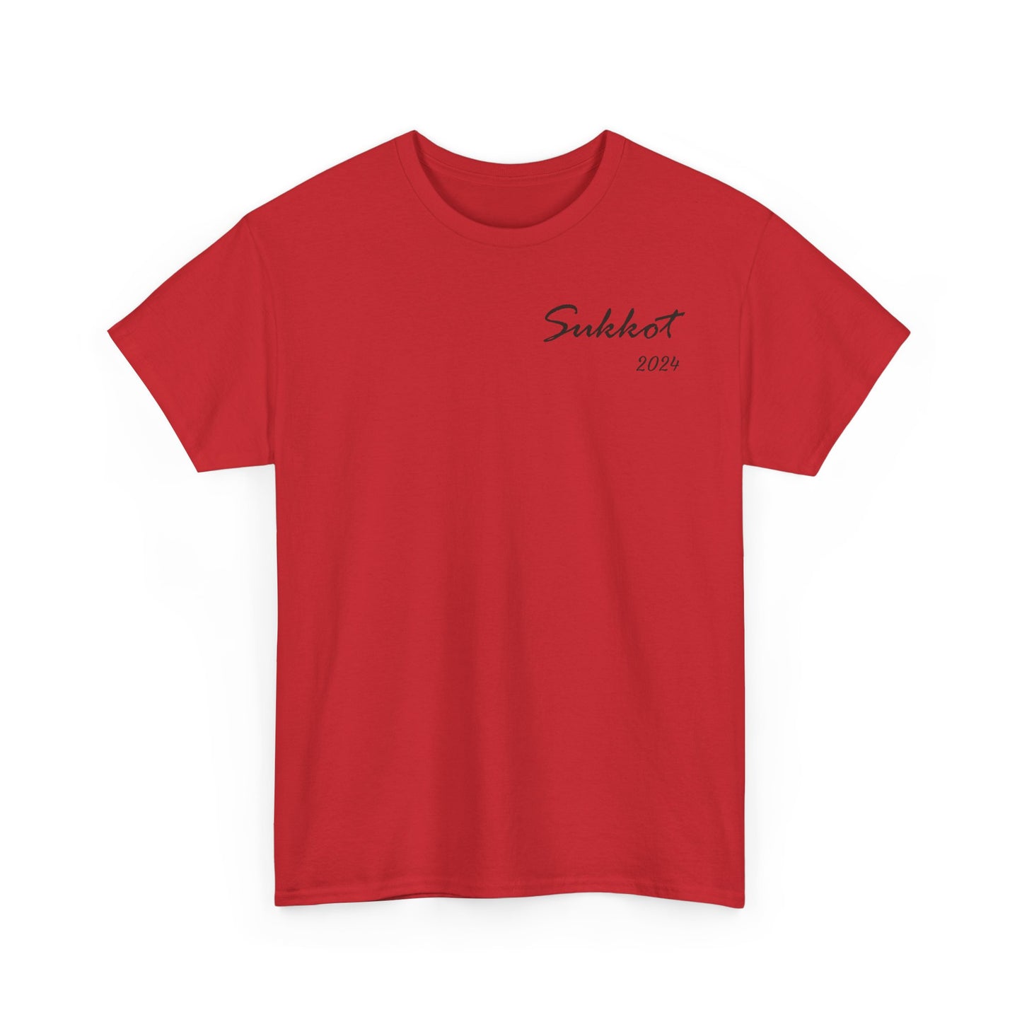 Sukkot 2024 (Black Font) - Unisex Heavy Cotton Tee