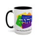 Choose Yahuah - Fun Color Coffee Mug 11oz, 15oz - with Hebrew Text