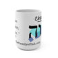 Choose Yah Mug 15oz - Blue theme