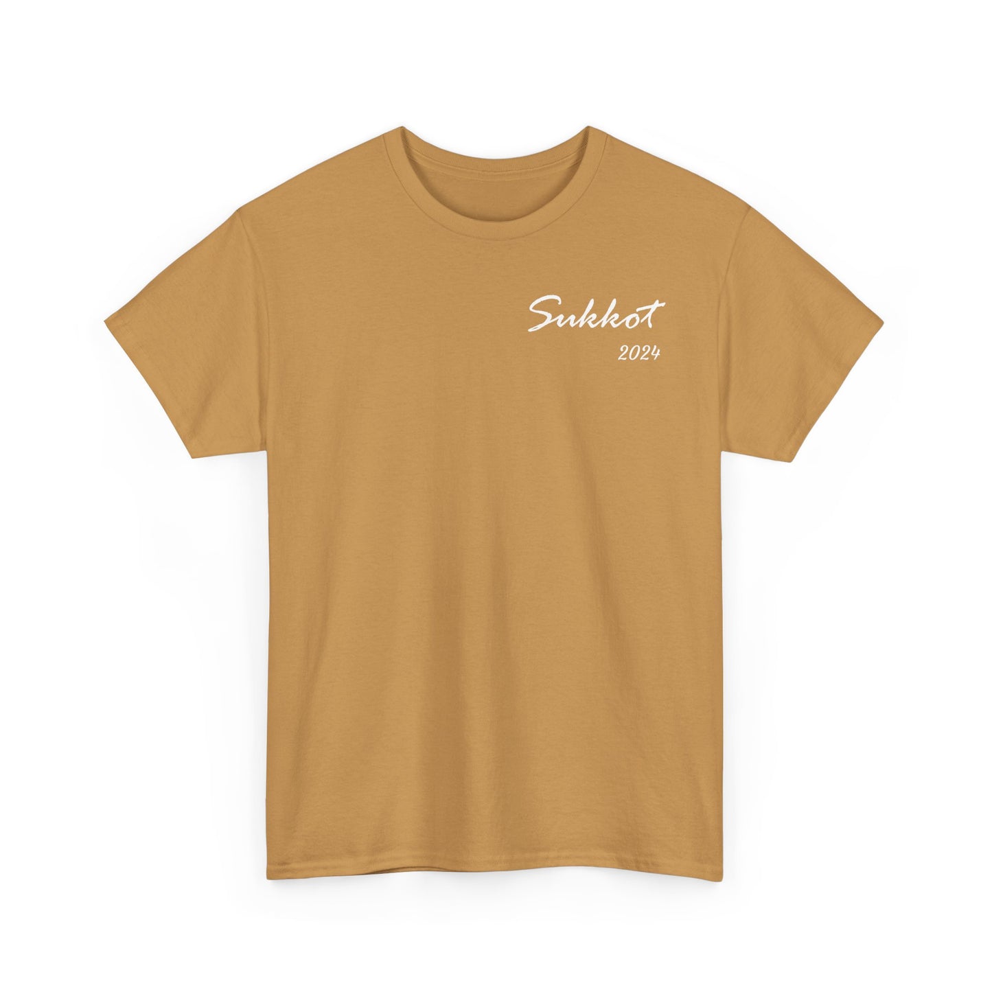 Sukkot 2024 (White Font) - Unisex Heavy Cotton Tee