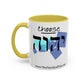 Choose Yahuah Coffee Mug w/ Hebrew Text - (11oz, 15oz) - "Blues"