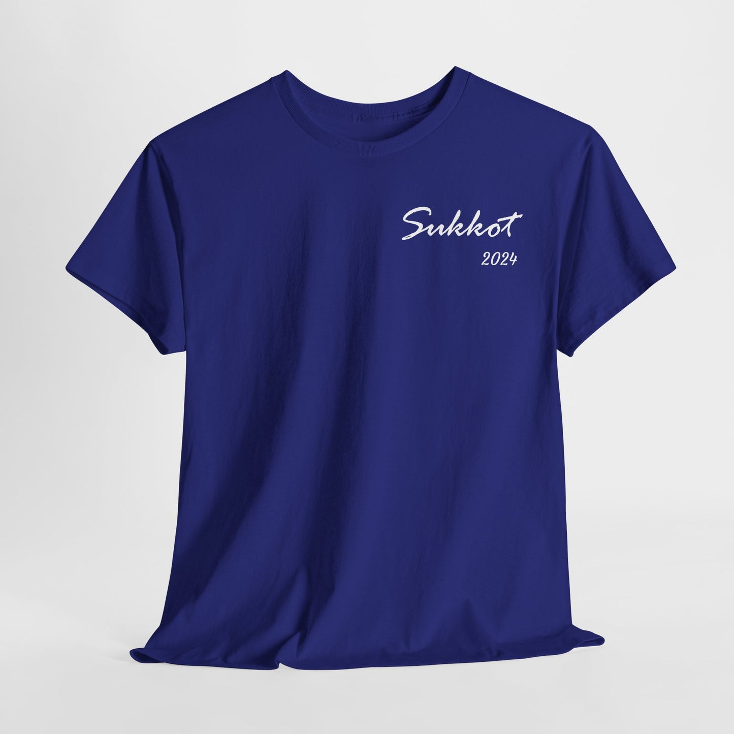 Sukkot 2024 (White Font) - Unisex Heavy Cotton Tee