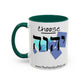 Choose Yahuah Coffee Mug w/ Hebrew Text - (11oz, 15oz) - "Blues"