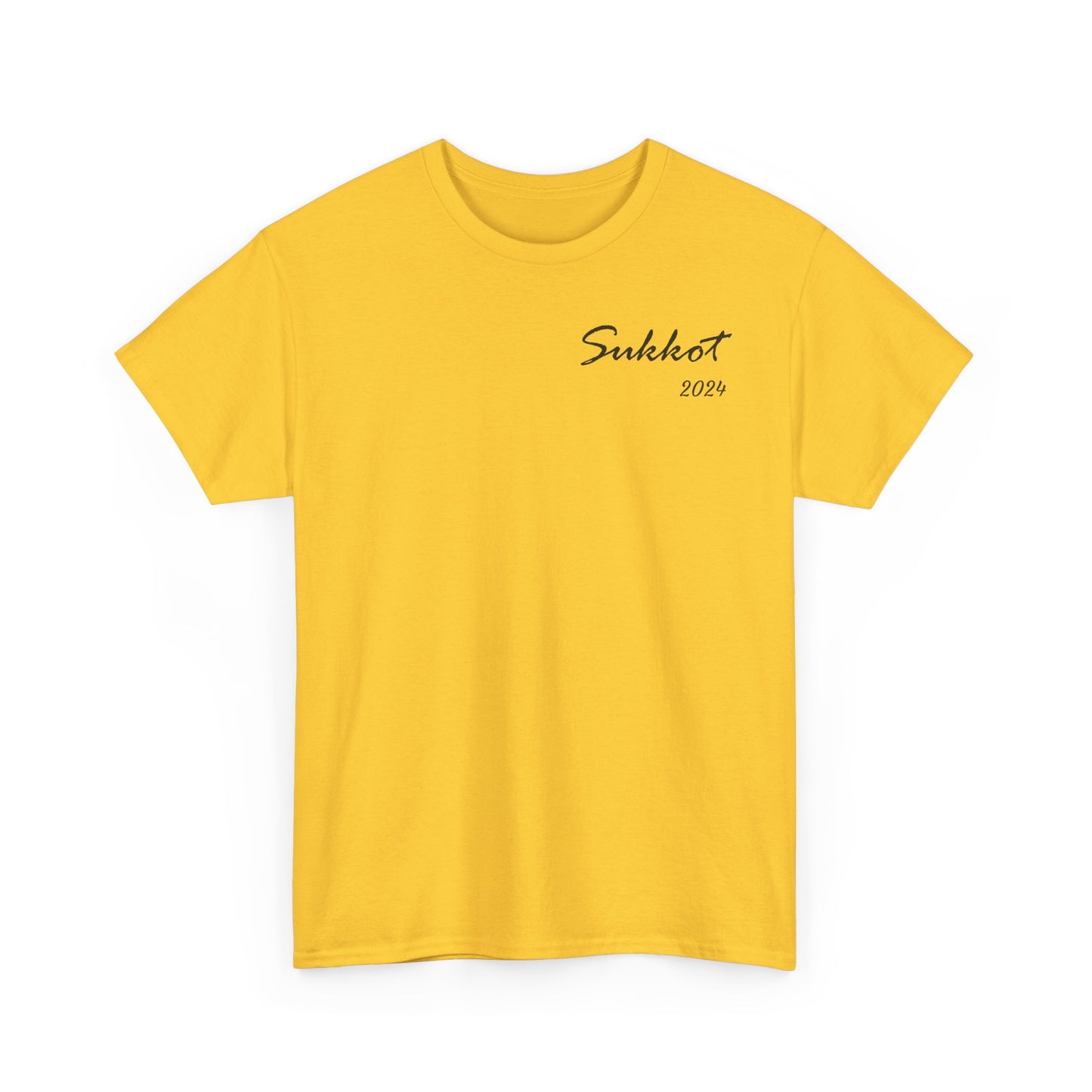 Sukkot 2024 (Black Font) - Unisex Heavy Cotton Tee