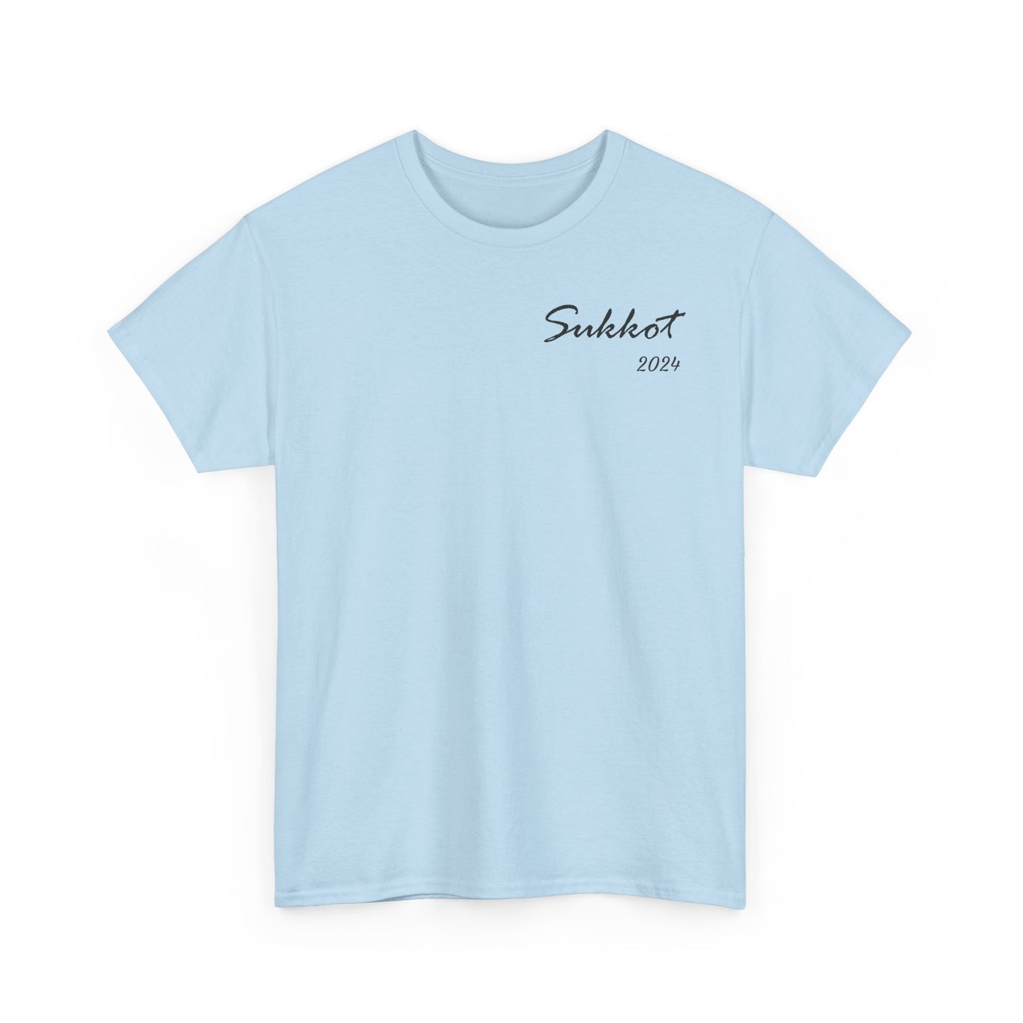 Sukkot 2024 (Black Font) - Unisex Heavy Cotton Tee