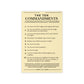 Ten Commandments using  the Name of יהוה your Elohim - Wall Decal - 12" x 18" (Natural Background Color)