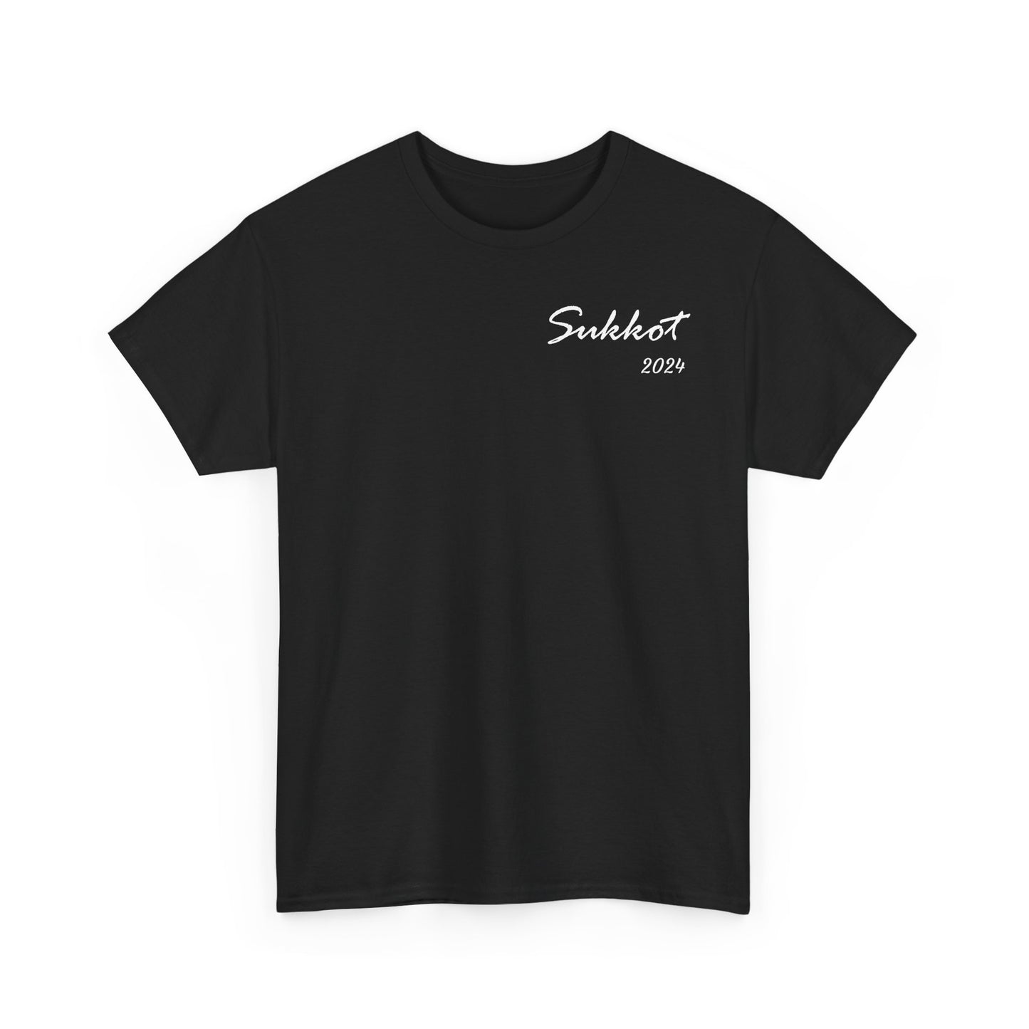 Sukkot 2024 (White Font) - Unisex Heavy Cotton Tee