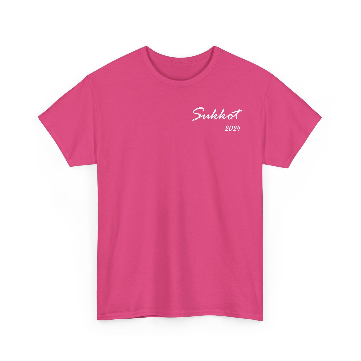 Sukkot 2024 (White Font) - Unisex Heavy Cotton Tee