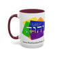 Choose Yahuah - Fun Color Coffee Mug 11oz, 15oz - with Hebrew Text