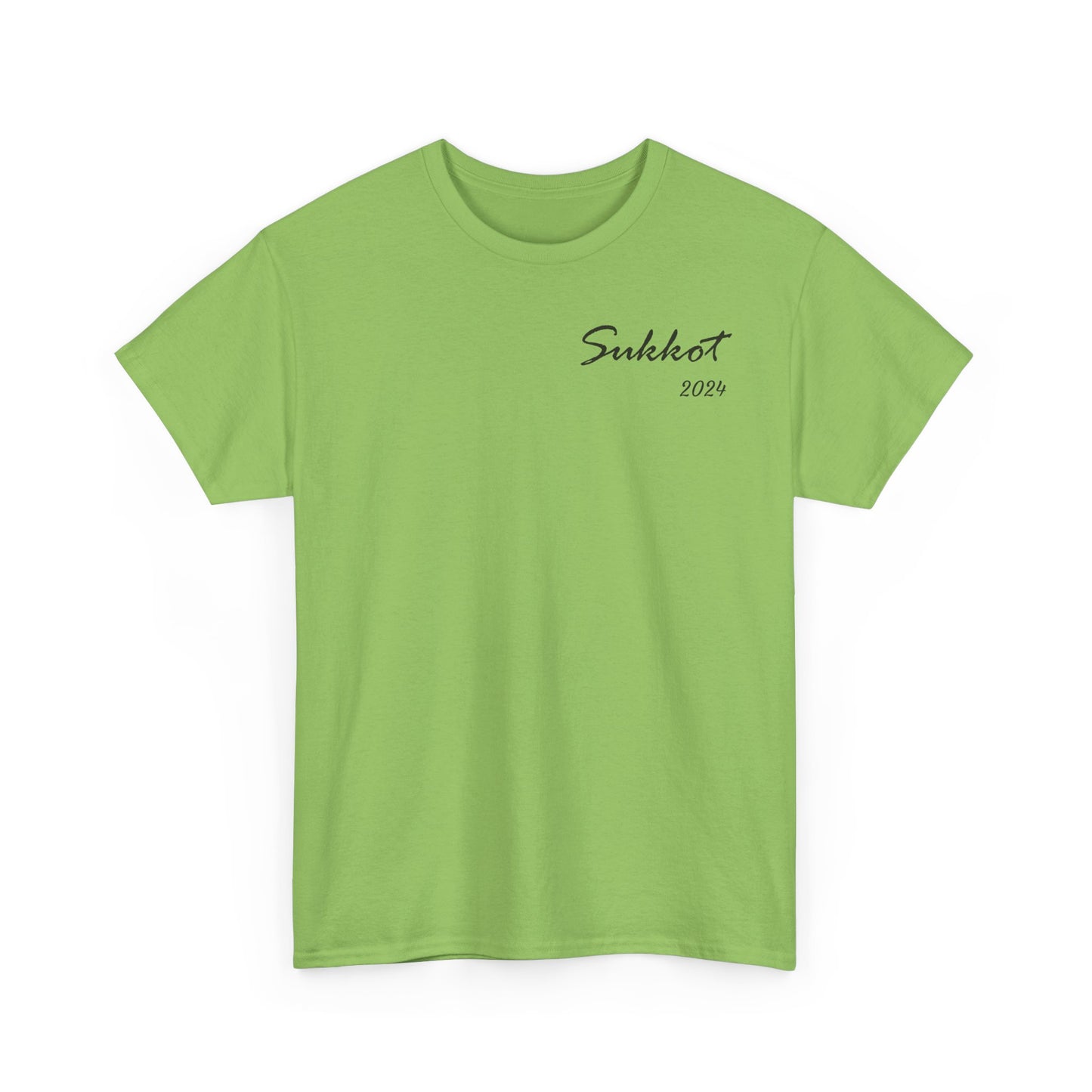 Sukkot 2024 (Black Font) - Unisex Heavy Cotton Tee